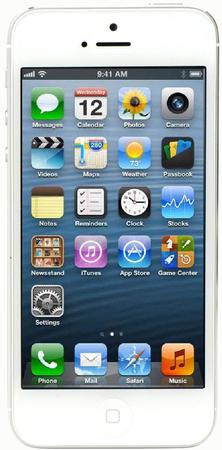 Смартфон Apple iPhone 5 32Gb White & Silver - Гурьевск